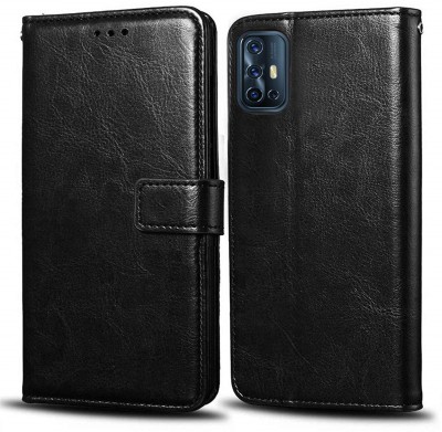 Fastship Flip Cover for Samsung Galaxy Note 10 Lite(Black, Grip Case, Pack of: 1)