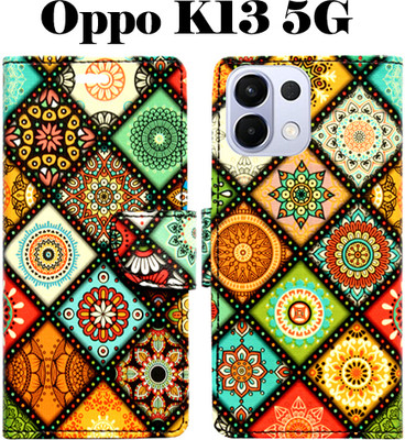 Mxkart Flip Cover for Oppo K13 5G(Orange, Pack of: 1)