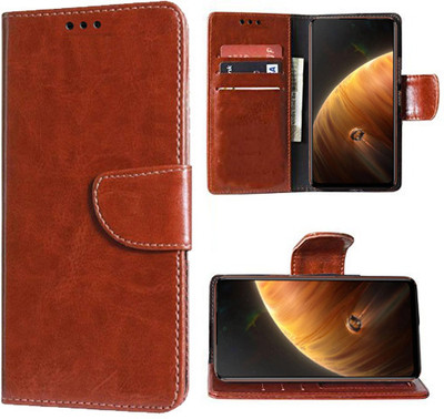 Carnage Flip Cover for Infinix Zero 5G 2023, Infinix Zero 5G 2023 Turbo(Brown, Cases with Holder, Pack of: 1)