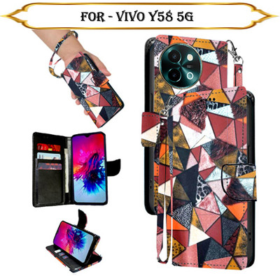 PARGO Flip Cover for Vivo Y58 5G(Multicolor, Pack of: 1)