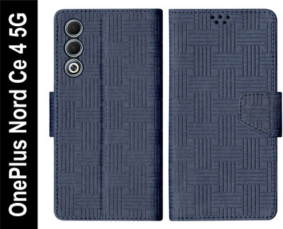 SBMS Flip Cover for OnePlus Nord Ce 4 5G / OnePlus Nord Ce4 5G(Blue, Shock Proof, Pack of: 1)
