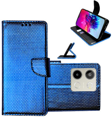 Toklot Flip Cover for Lava Blaze 3 5G(Blue, Pack of: 1)