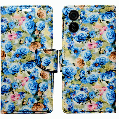 Realgo Flip Cover for Tecno Camon 19 Neo(Blue, Pack of: 1)