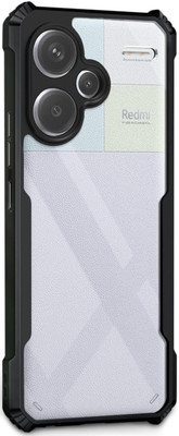 Phone Care Flip Cover for REDMI Note 13 Pro+ 5G(Black, Transparent, Grip Case, Pack of: 1)