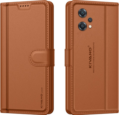 KIVANO LUXE Flip Cover for OnePlus Nord CE 2 Lite 5G(Brown, Magnetic Case, Pack of: 1)