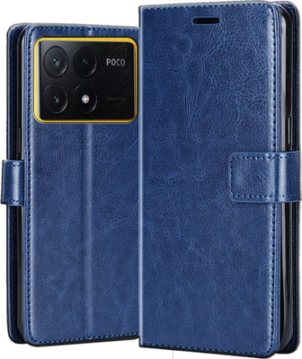 TWIGLO Flip Cover for REDMI POCO X6 PRO 5G(Blue, Cases with Holder, Pack of: 1)