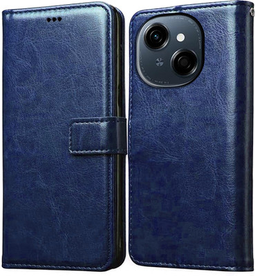 Flipkart SmartBuy Flip Cover for Tecno Spark Go 1 4G, Blue Flip Cover(Blue, Pack of: 1)
