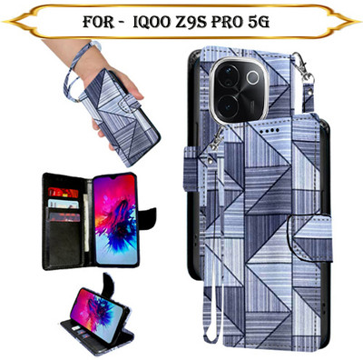 Cutemart Flip Cover for iQOO Z9s Pro 5G(Multicolor, Pack of: 1)