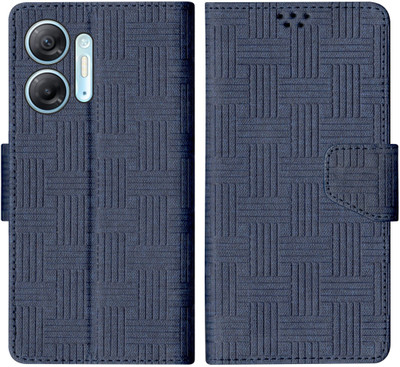 SBMS Flip Cover for Infinix Hot 30 5G(Blue, Shock Proof, Pack of: 1)