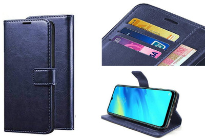 Perkie Flip Cover for vivo Y29 5G(Blue, Dual Protection)