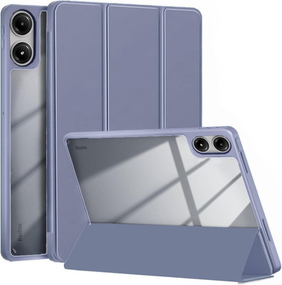 AGEIS Flip Cover for Redmi Pad Pro 5G 12.1 inch (Stylus Holder)(Purple, Shock Proof, Pack of: 1)