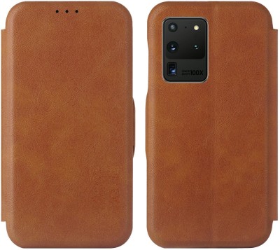 CASE CREATION Flip Cover for VIVO Y51, Vivo Y51 Flip Cover Leather(Brown, Rugged Armor, Pack of: 1)