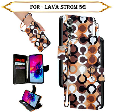 PARGO Flip Cover for Lava Strom 5G(Multicolor, Pack of: 1)