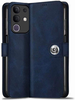 GLADLY Flip Cover for vivo T4x 5G, iQOO Z10x 5G(Blue, Dual Protection, Pack of: 1)