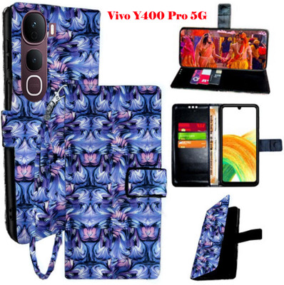 Toklot Flip Cover for Vivo Y400 Pro 5G(Red, Pack of: 1)