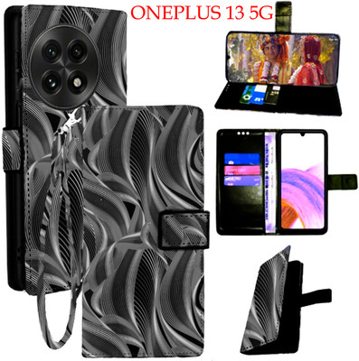Mxkart Flip Cover for OnePlus 13 5G(Black, Pack of: 1)