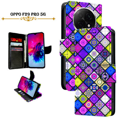 Mxkart Flip Cover for OPPO F29 Pro 5G(Purple, Pack of: 1)