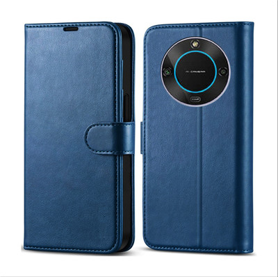 Unirock Flip Cover for LAVA Blaze 2 5G(Blue, Dual Protection, Pack of: 1)