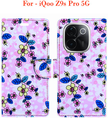 Toklot Flip Cover for iQoo Z9s Pro 5G(Pink)