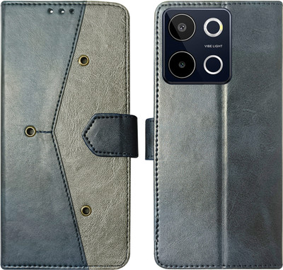 AD Enterprises Flip Cover for LAVA BLAZE 3 5G(Blue, Magnetic Case, Pack of: 1)