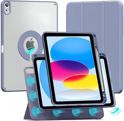 Proelite Flip Cover for iPad (A16) 11th/10th Gen (2025/2022) Case, Magnetic Shockproof Case With Pencil Holder(Multicolor)