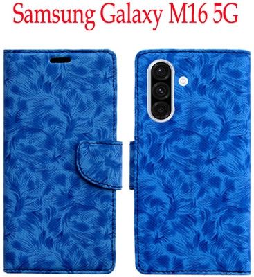 Toklot Flip Cover for Samsung Galaxy M16 5G(Blue, Pack of: 1)
