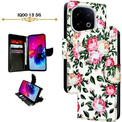 Vacko Flip Cover for iQOO 13 5G(White, Pack of: 1)