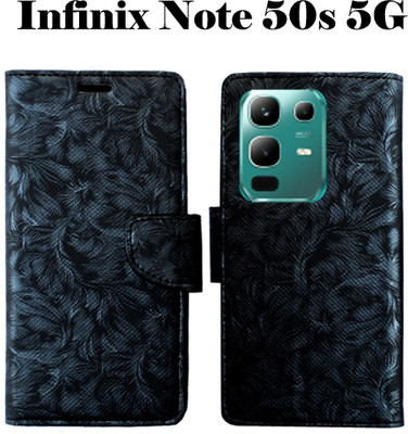 Shanno Enterprises Flip Cover for Infinix Note 50s 5G(Black, Pack of: 1)