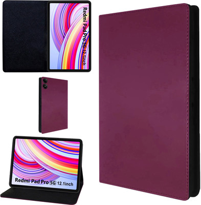 TGK Flip Cover for Redmi Pad Pro 5G 12.1 Inch Tablet(Purple, Dual Protection, Pack of: 1)