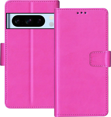GoPerfect Flip Cover for Google Pixel 8 Pro(Pink, Dual Protection, Pack of: 1)