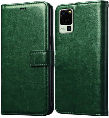 Casotec Flip Cover for Lava Blaze 5G(Green, Pack of: 1)