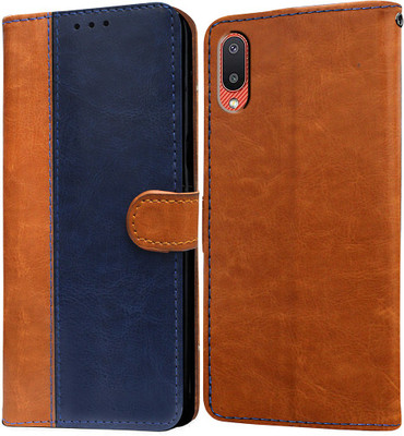 Casotec Flip Cover for Samsung Galaxy M02(Blue, Pack of: 1)