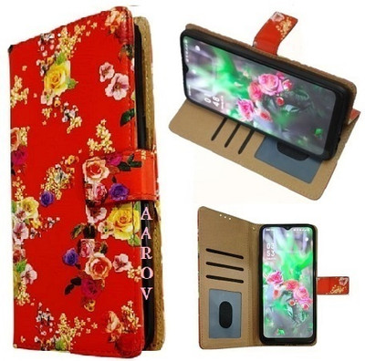 Aarov Flip Cover for Redmi Note 12 Pro 5G(Red, Shock Proof, Pack of: 1)