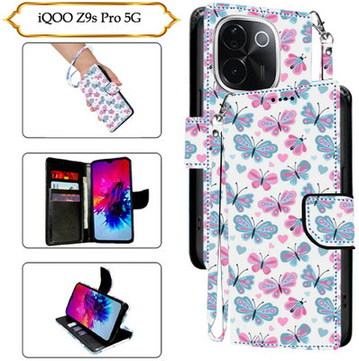 PARGO Flip Cover for iQOO Z9s Pro 5G(White, Pack of: 1)