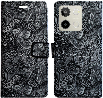 Toklot Flip Cover for Lava Blaze 3 5G(Black, Pack of: 1)