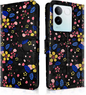 Pikkme Flip Cover for iQOO Z7 Pro 5G(Black, Pack of: 1)