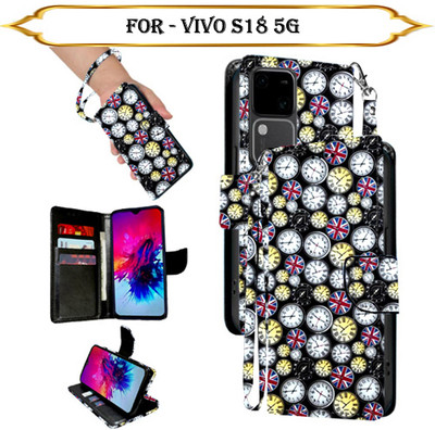 PARGO Flip Cover for Vivo S18 5G(Multicolor, Pack of: 1)