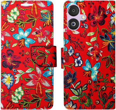 AD Enterprises Flip Cover for Samsung Galaxy F14 5G(Red, Magnetic Case, Pack of: 1)