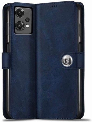 Fastship Flip Cover for OnePlus Nord CE 2 Lite 5G(Blue, Grip Case, Pack of: 1)