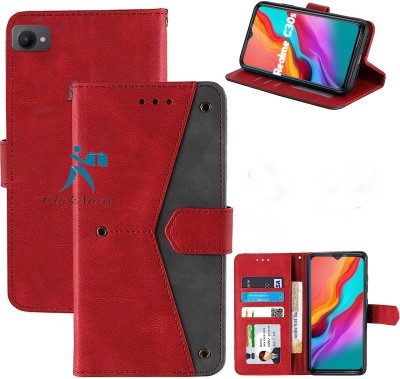ClickAway Flip Cover for Mi Redmi Note 11 T 5G Poco M4 Pro 5G(Red, Dual Protection, Pack of: 1)