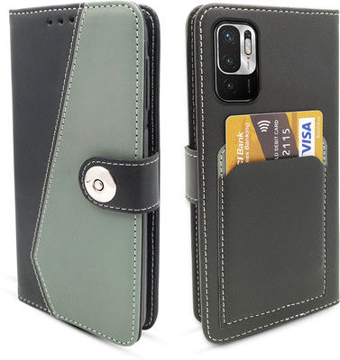 Outlouders Flip Cover for Xiaomi Redmi Note 10T 5G , Poco M3 Pro 5G(Multicolor, Pack of: 1)