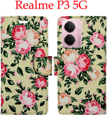 Shanno Enterprises Flip Cover for Realme P3 5G(Yellow, Pack of: 1)