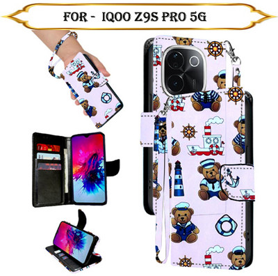 Asmart Flip Cover for iQOO Z9s Pro 5G(Multicolor, Pack of: 1)
