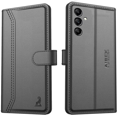 AIBEX Flip Cover for Oppo K12x 5G / Oppo A3 Pro 5G |Premium Leather Finish | Magnetic Closure | Kickstand(Black, Magnetic Case, Pack of: 1)