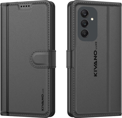 KIVANO LUXE Flip Cover for Samsung Galaxy F56 5G / Samsung Galaxy M56 5G(Black, Magnetic Case, Pack of: 1)