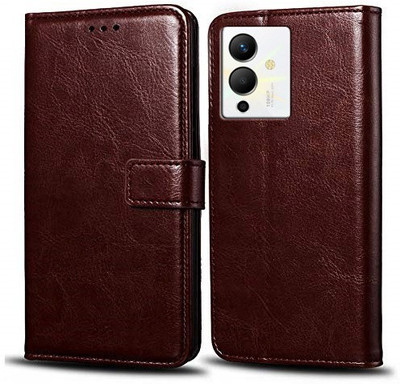 Cockcrow Flip Cover for Infinix Note 12 5G, Infinix Note 12 Pro 5G(Brown, Shock Proof, Pack of: 1)