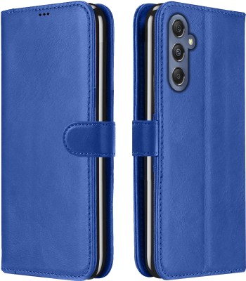 Roxel Flip Cover for Samsung Galaxy M34 5G(Blue, Dual Protection, Pack of: 1)