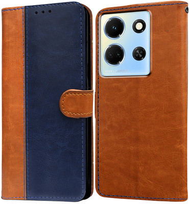Casotec Flip Cover for Infinix Note 30 5G(Brown, Pack of: 1)