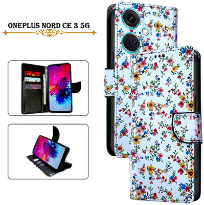 Cutemart Flip Cover for OnePlus Nord CE 3 5G(White, Pack of: 1)
