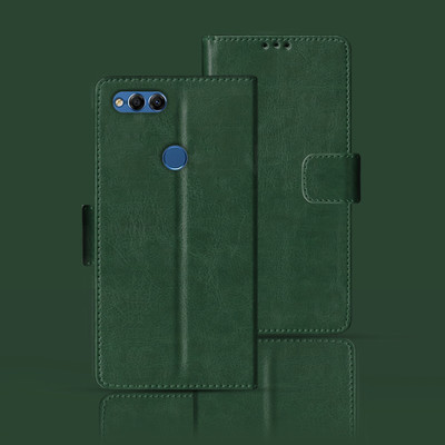 Kalua Mall Flip Cover for Honor 7X(Green, Pack of: 1)